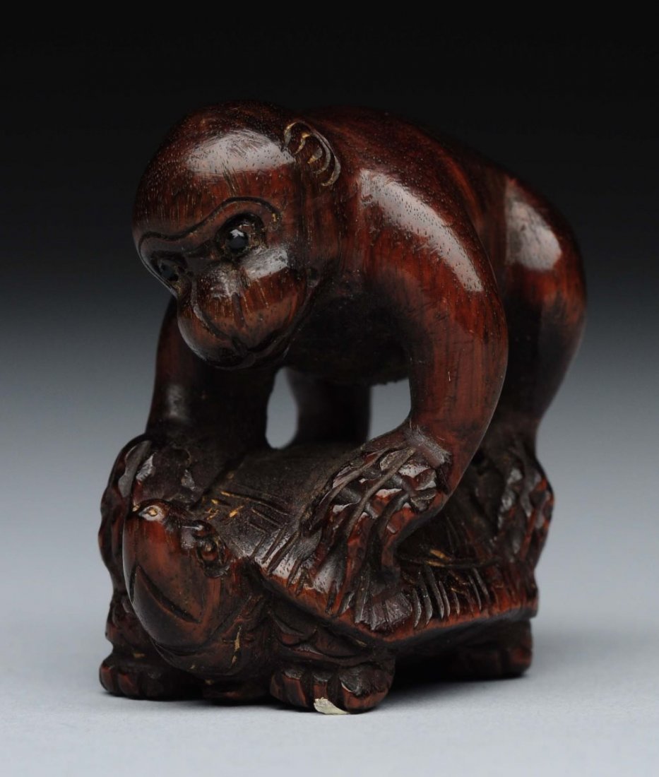 Early Japanese Wood Netsuke (1 of 4)