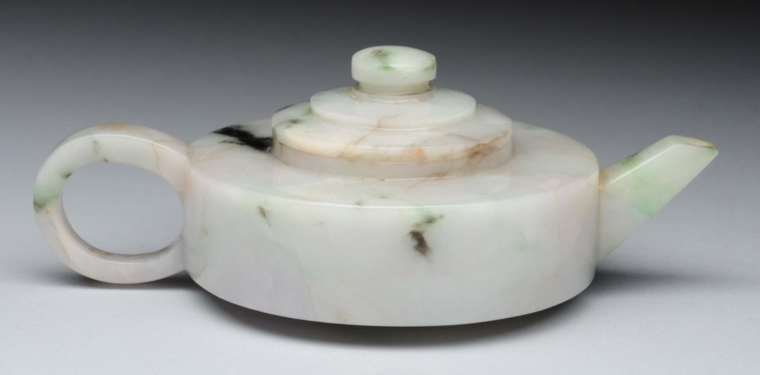 Chinese Jade Teapot. (1 of 4)