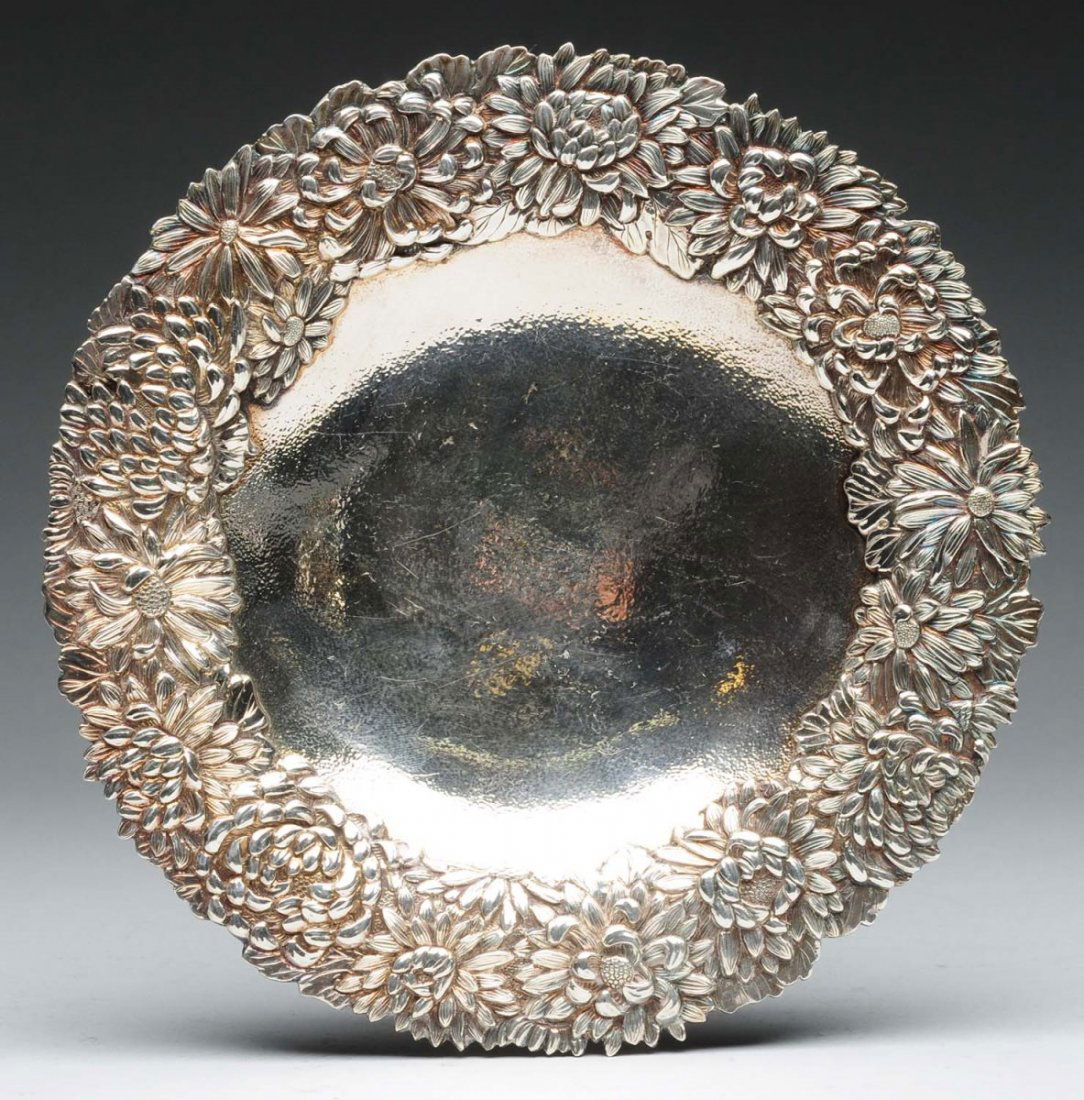 Asian Silver Plate. (1 of 4)