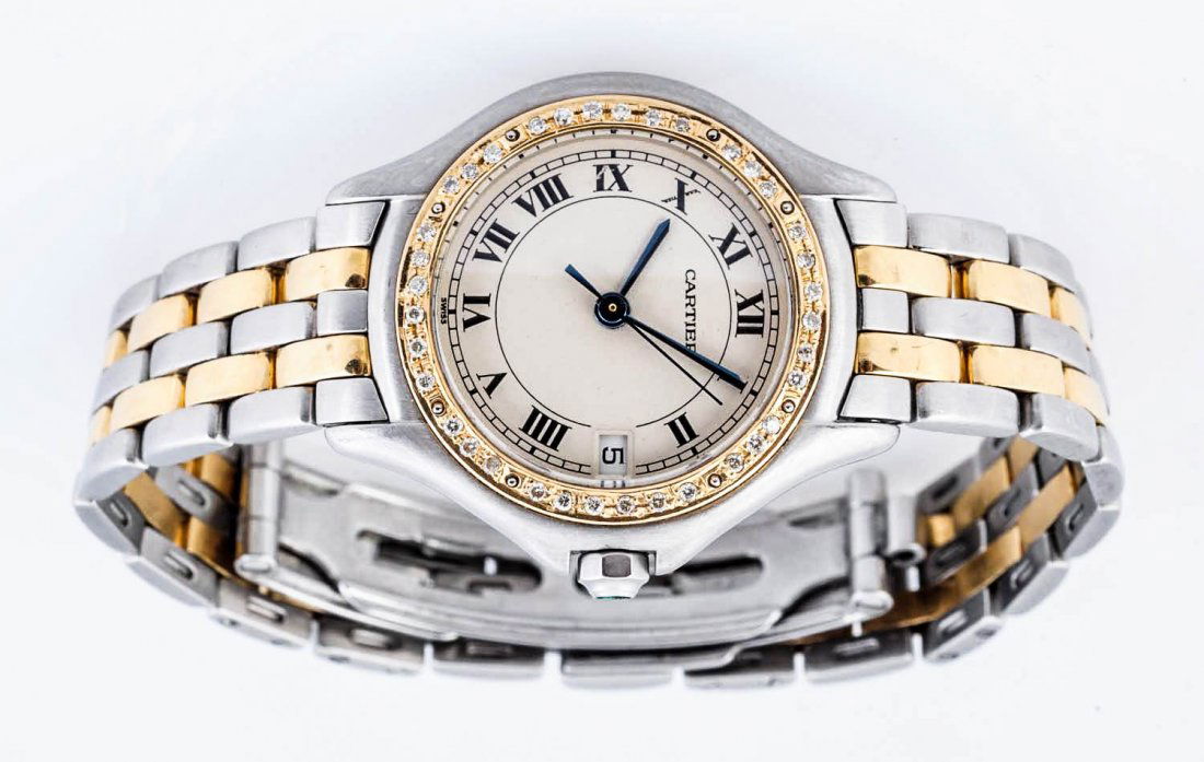 Cartier Couger Two Toned w/ Diamond Watch (1 of 5)