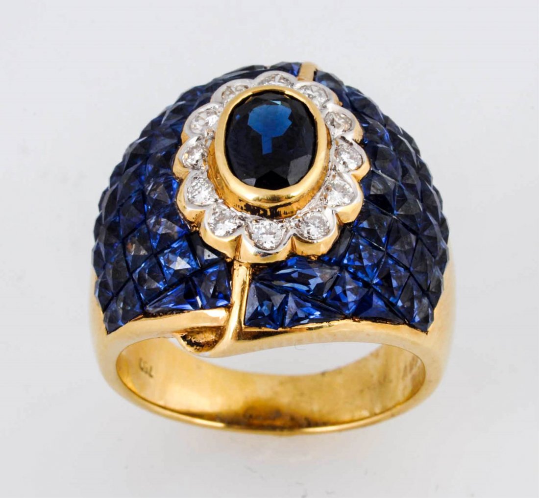 Invisible Set Sapphire Ring. (1 of 9)