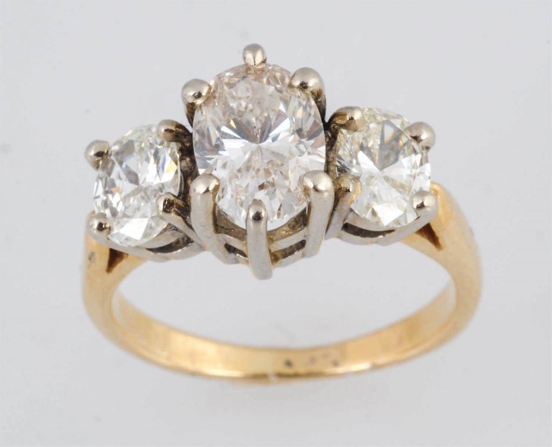 Diamond 3 Stone Solitaire Ring. (1 of 7)