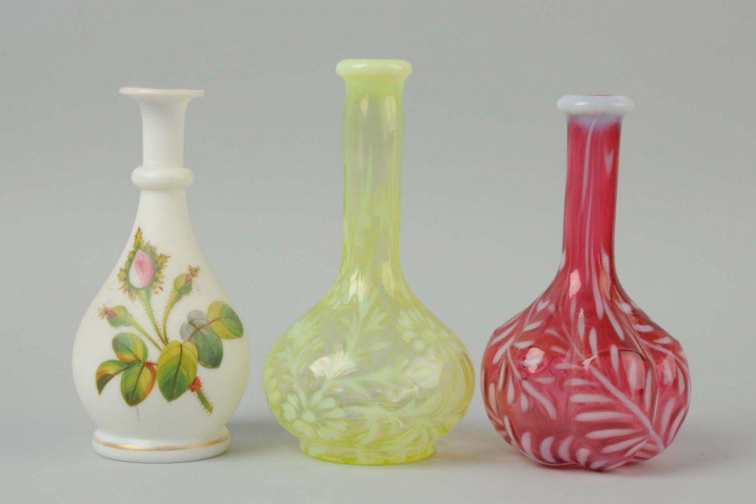 Lot Of 3: Barber Bottles. (1 of 1)