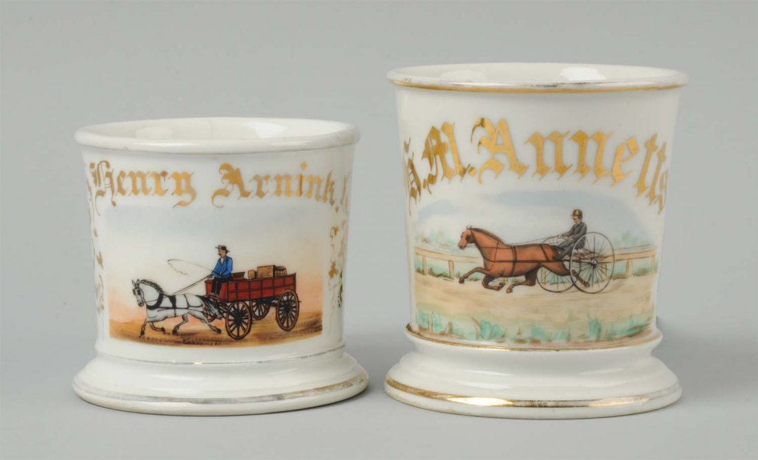Lot Of 2: Occupational Shaving Mugs. (1 of 1)