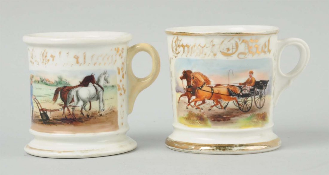 Lot Of 2: Occupational Shaving Mugs. (1 of 1)