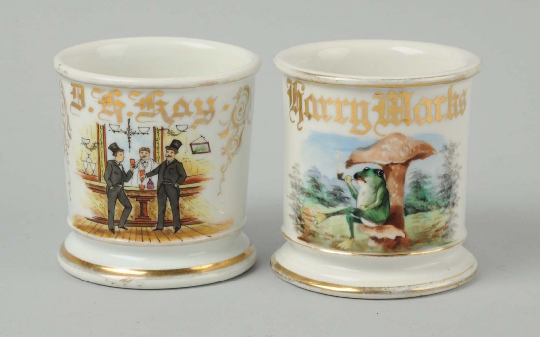 Lot Of 2: Shaving Mugs. (1 of 1)