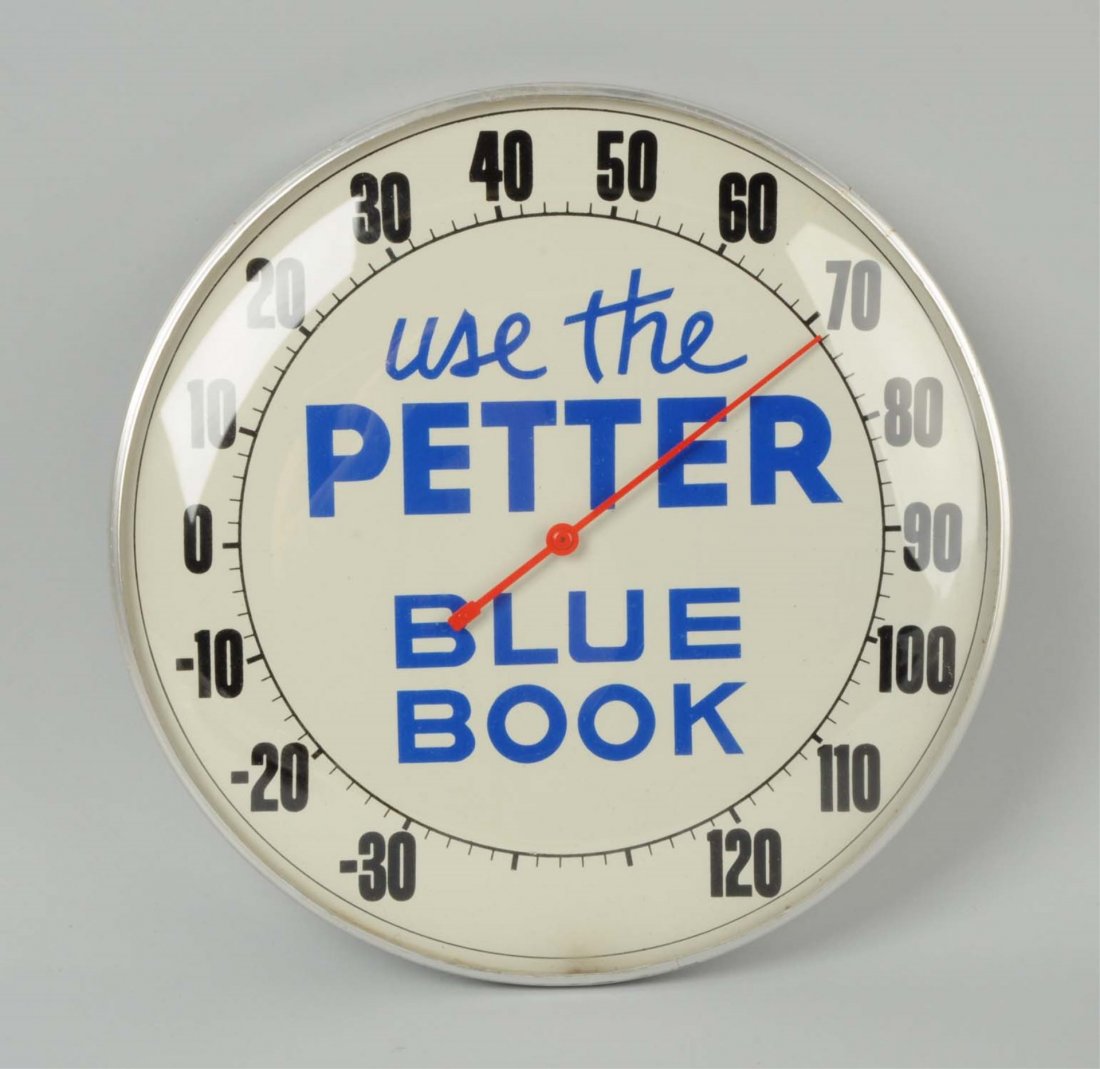 Petter Blue Book Dial Thermometer. (1 of 1)