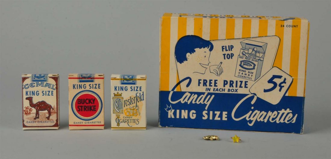 Vintage Candy Cigarettes Box and More. (1 of 2)