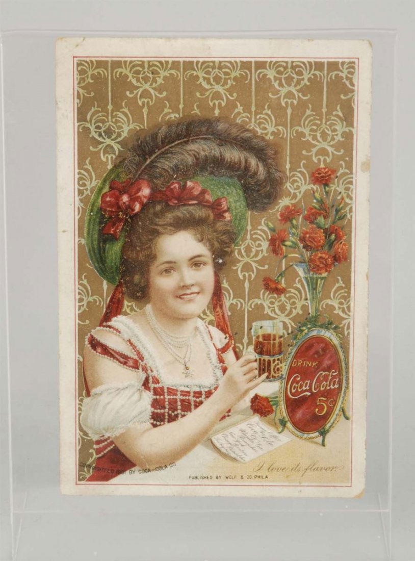 c.1902 Coca-Cola Menu. (1 of 1)