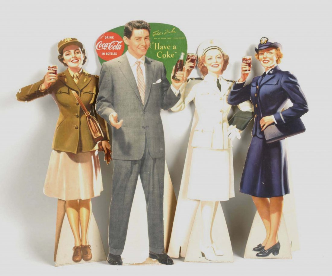 Lot Of 4: Coca-Cola Easel Signs. (1 of 1)