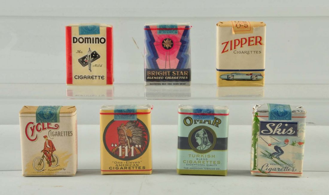 Lot Of 7: Cigarette Packs. (1 of 1)