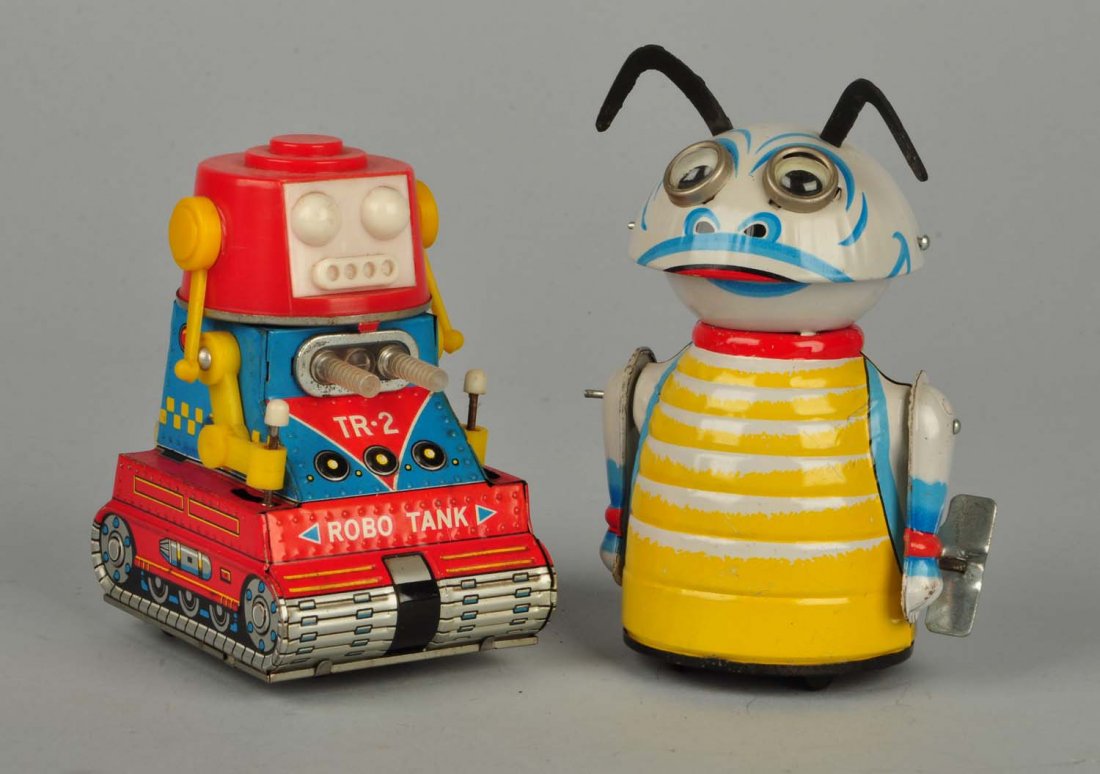 Lot: 2 T.n. Robo Tank Robots 