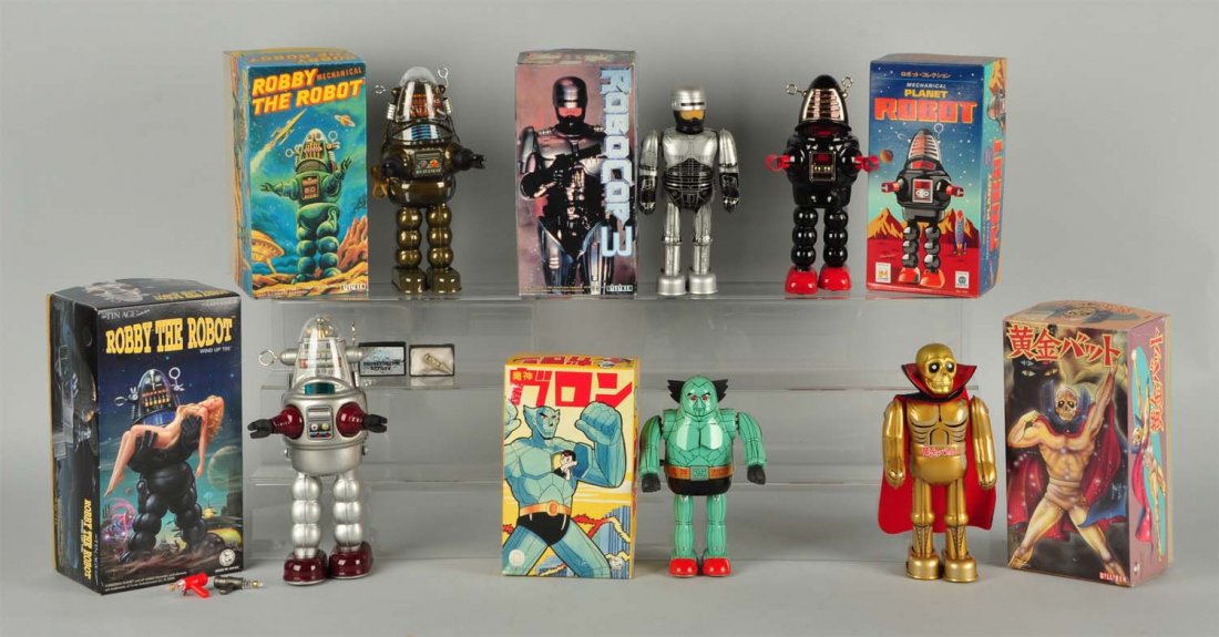 Lot Of 6: Modern Japanese Robots. (1 of 3)