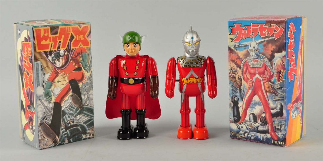 Lot Of 2: Modern Japanese Robot Toys. (1 of 1)