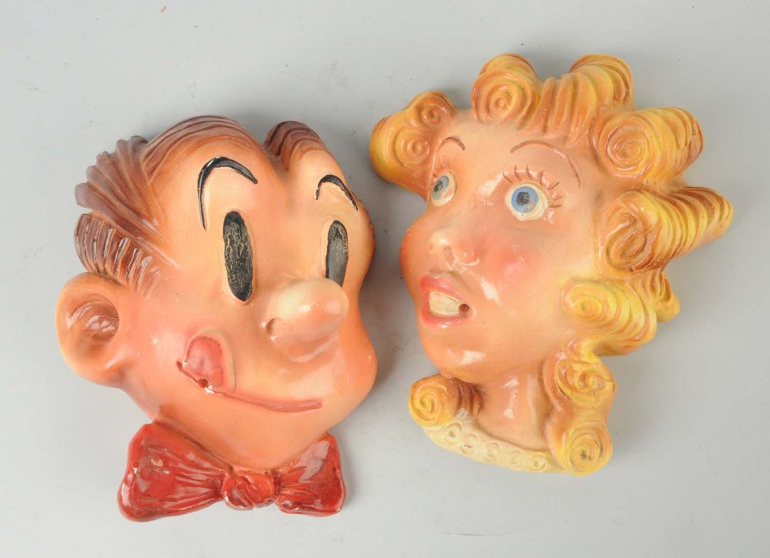 Lot Of 2: Dagwood & Blondie Chalk String Holders. (1 of 1)