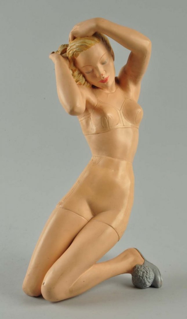 Store Advertising Chalk Woman Figure. (1 of 3)