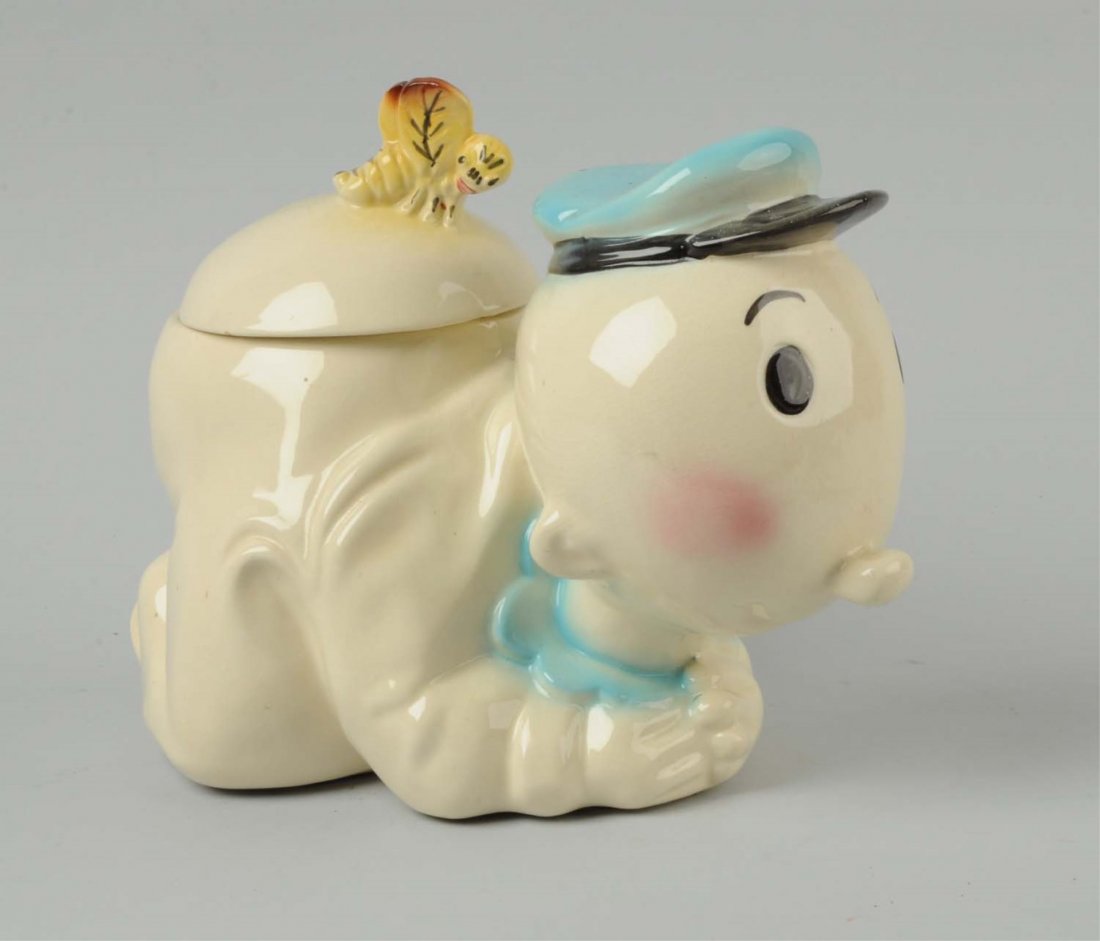 American Bisque Swee Pea Cookie Jar. (1 of 2)