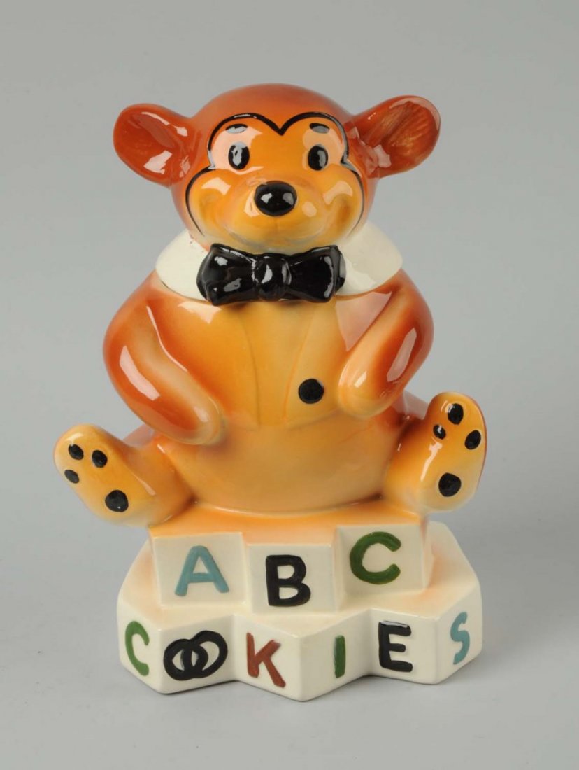 Sierra Vista ABC Bear Cookie Jar. (1 of 2)