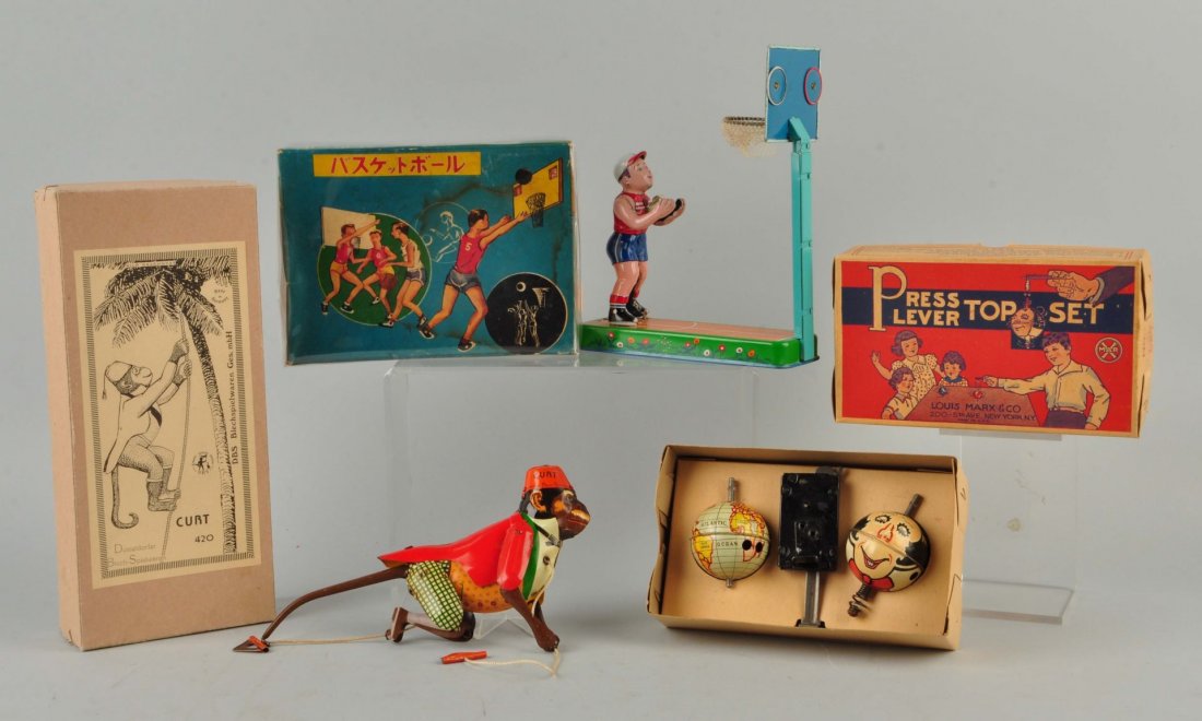 Lot Of 3: Assorted Tin Toys with Boxes. (1 of 1)