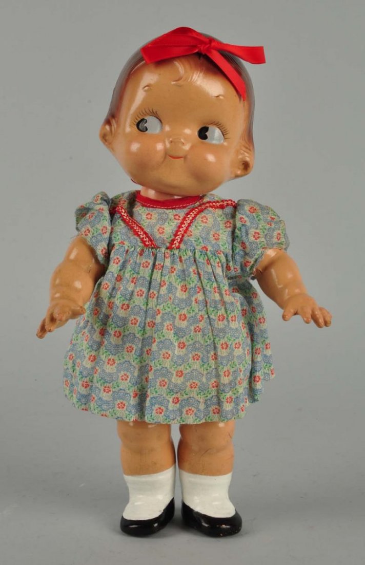 All Composition Jointed 12" Campbell Kid Doll. (1 of 3)