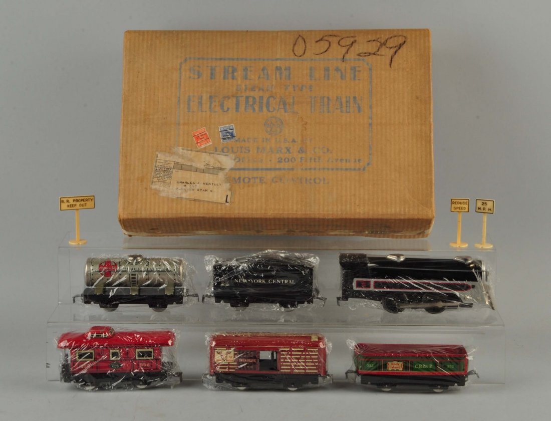 Marx Stream Line Electric Train Set with Box. (1 of 1)