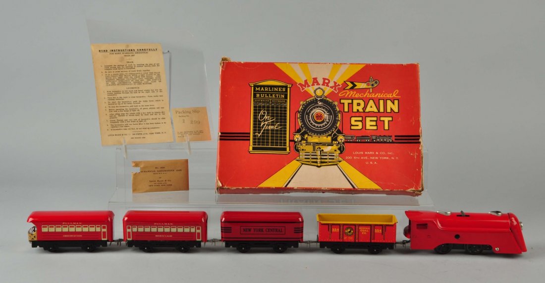 Marx Mechanical Train Set in Box. (1 of 1)