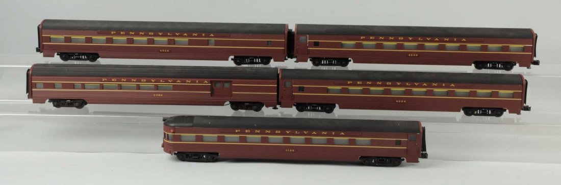 Lot Of 5: MTH PRR Passenger Cars. (1 of 1)