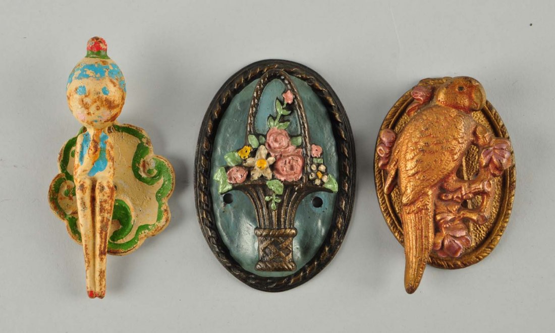 Lot Of 3: Assorted Cast Iron Door Knockers. (1 of 1)