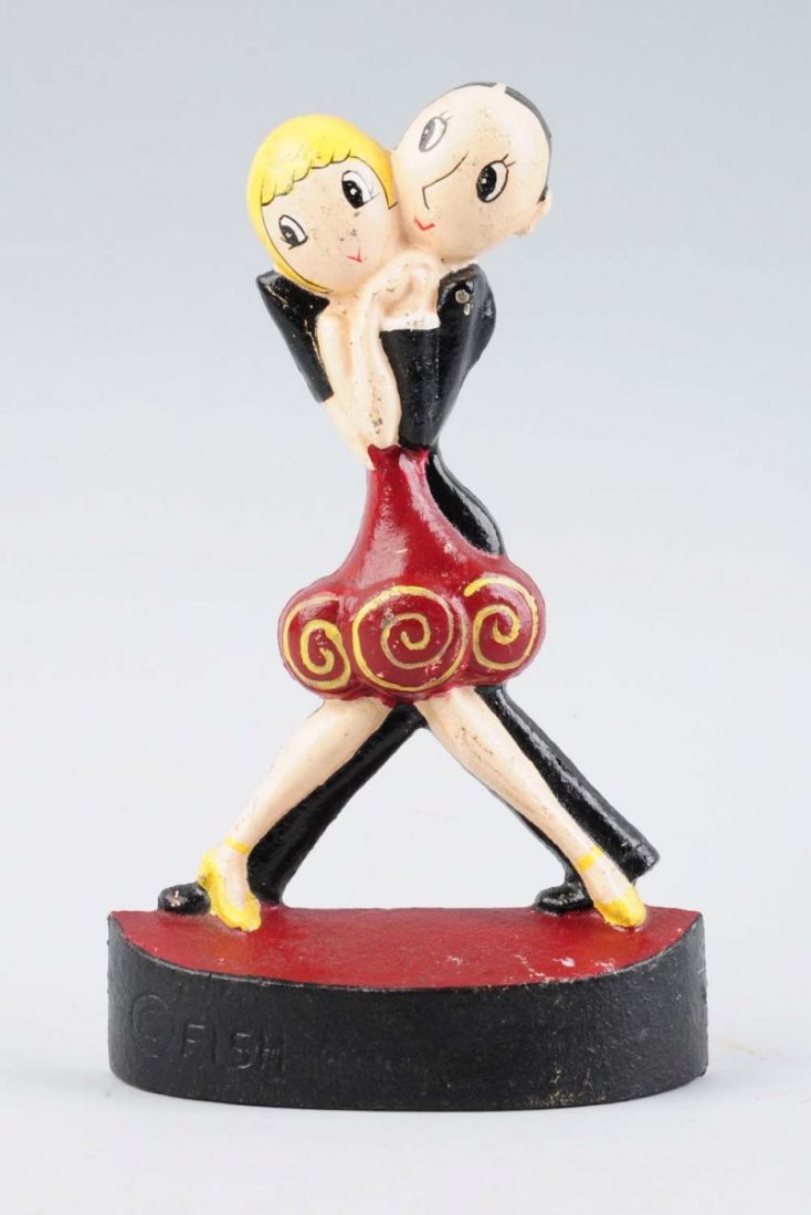 Cast Iron Charleston Dancer Doorstop. (1 of 2)