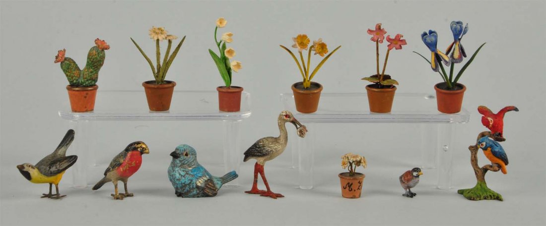 Lot Of 13: Vienna Bronze Miniature Figures. (1 of 1)