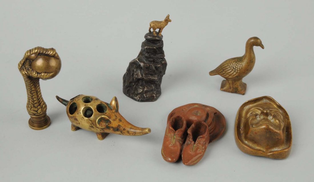 Lot Of 6: Vienna Miniature Bronze Figures. (1 of 1)