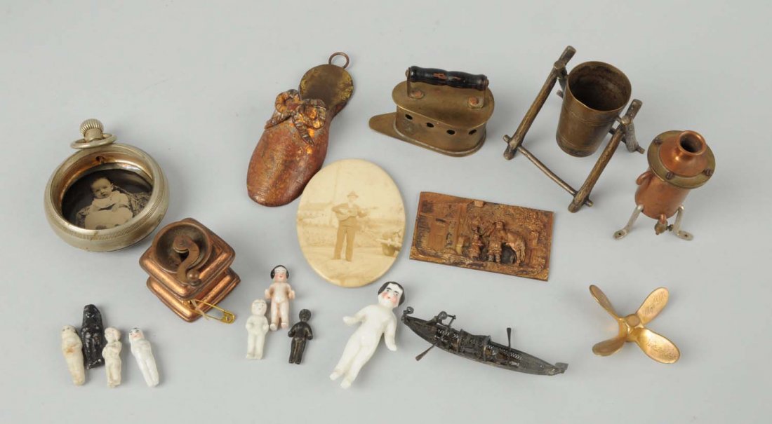 Lot Of 11 Vienna Bronze Miniature Figures (1 of 1)