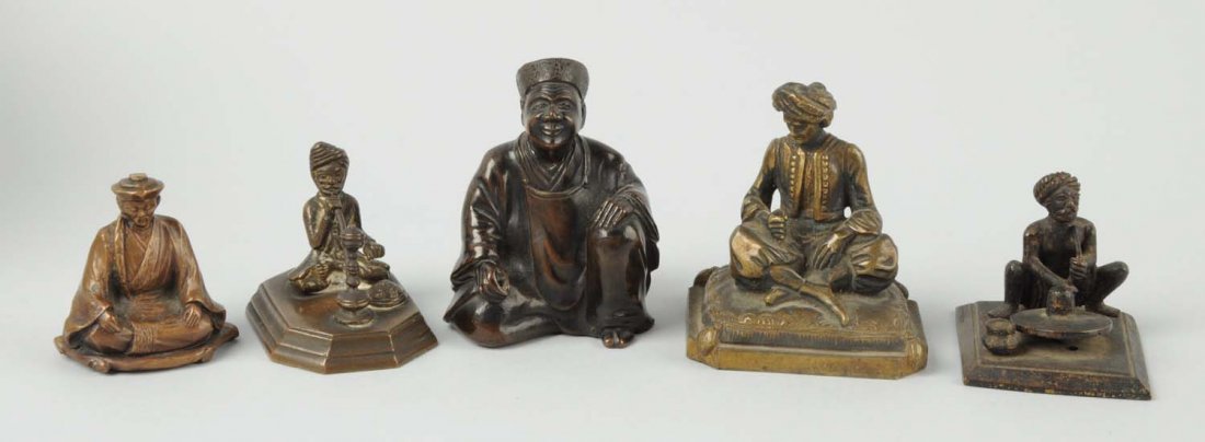 Lot Of 5: Vienna Bronze Miniature Figures. (1 of 1)