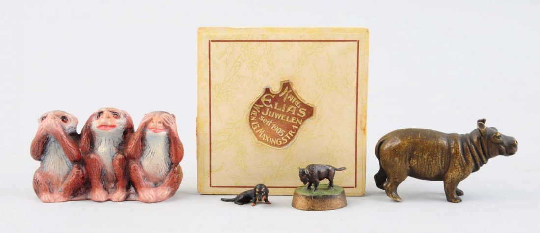 Lot Of 4: Vienna Bronze Animals. (1 of 2)