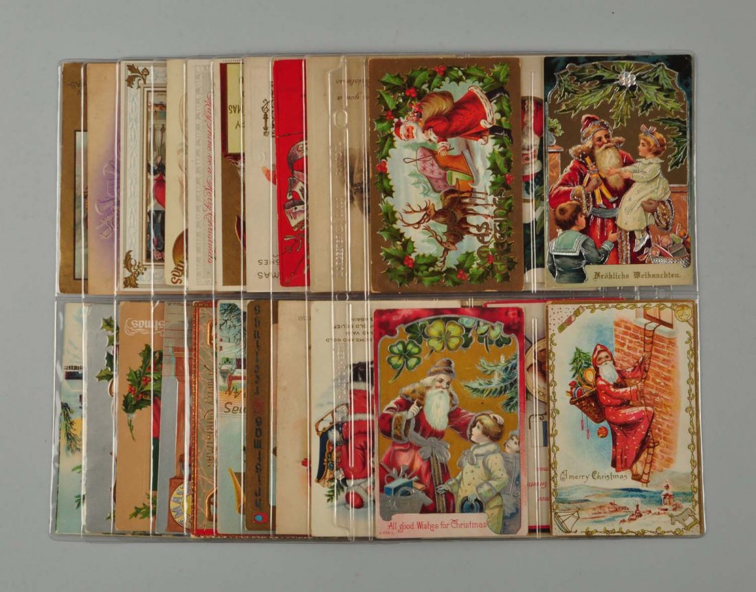 Lot Of 40: Santa Postcards. (1 of 1)