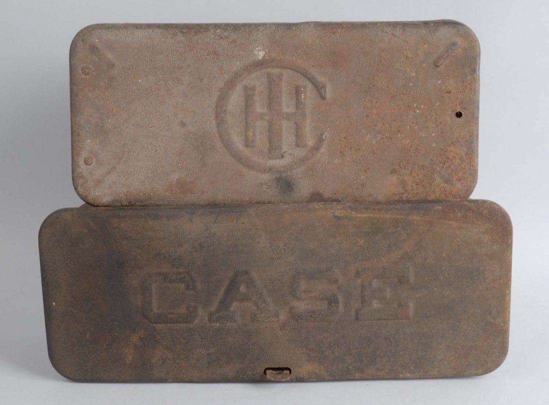 Lot Of 2: Early Tractor Tool Boxes. (1 of 1)