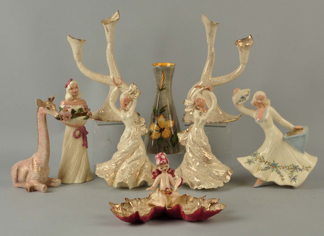 Lot Of 9: Hedi Schoop Pottery Pieces. (1 of 1)