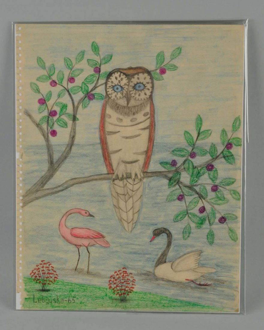 Crayon & Graphite On Paper by Lebduska. (1 of 2)