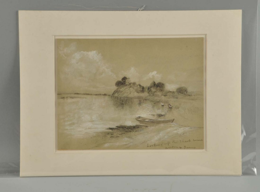 Landscape Drawing By J.B. Bristol. (1 of 2)