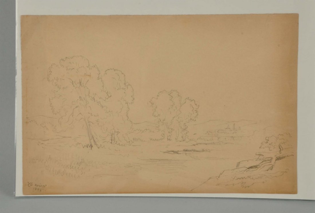 Xanthus Smith Drawing. (1 of 3)