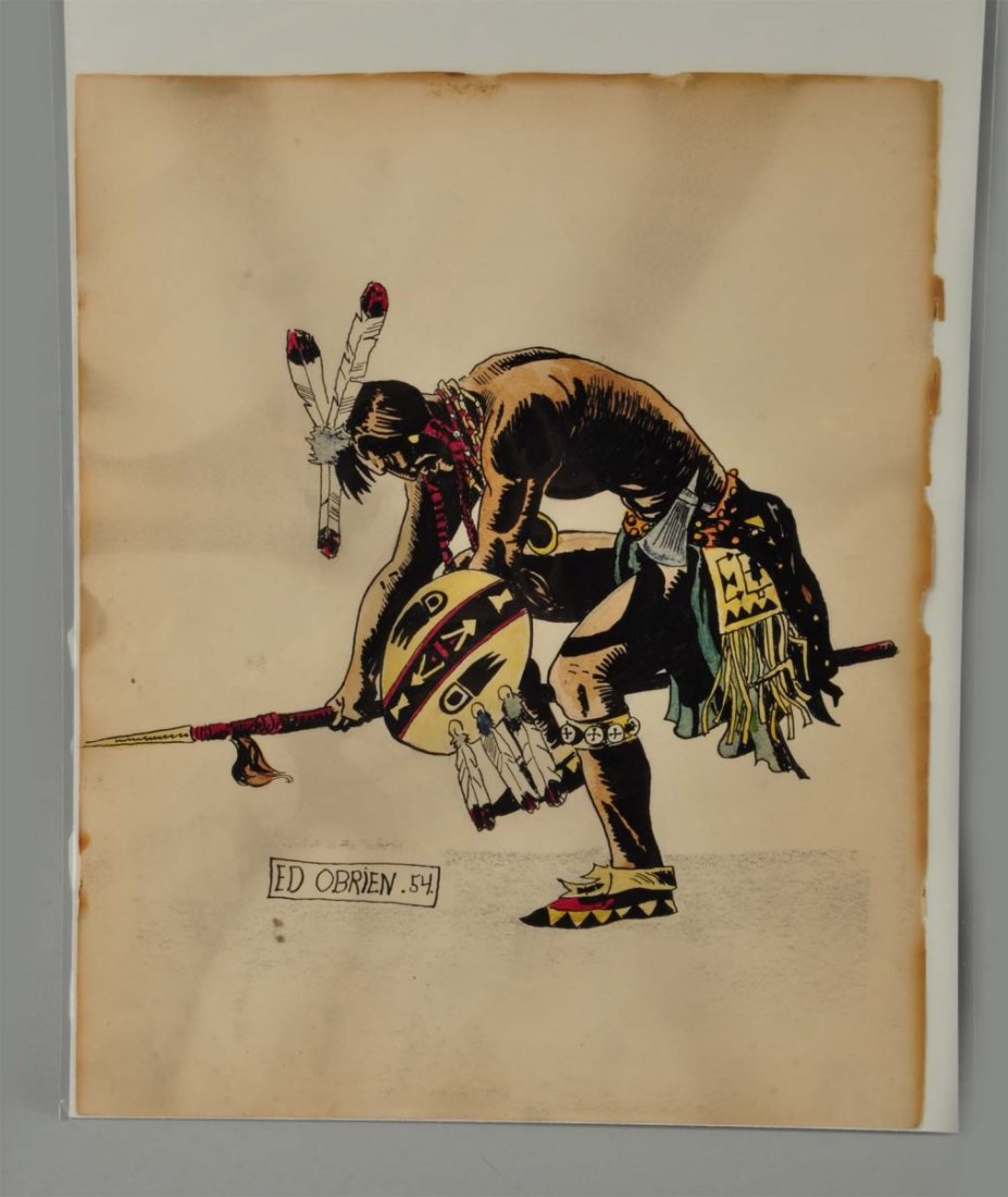 Ink Original Illustration by E.D. O'Brien. (1 of 2)