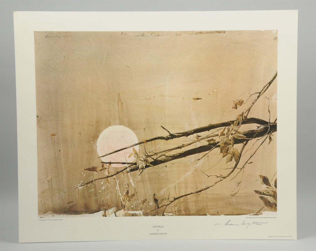 Andrew Wyeth Full Moon. (1 of 3)