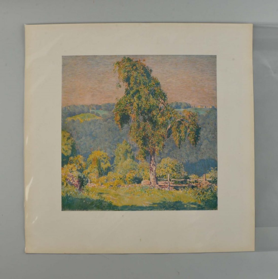 Daniel Garber Lithograph. (1 of 1)