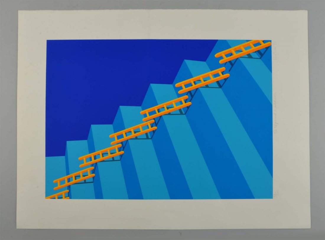 "Steps And Ladder" By P. Hughes. (1 of 2)