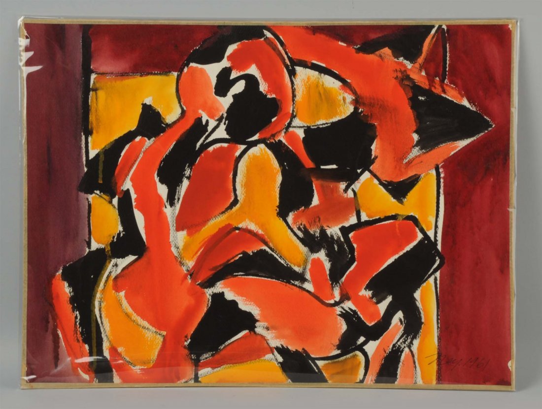 Watercolor by Lloyd Ney. (1 of 2)