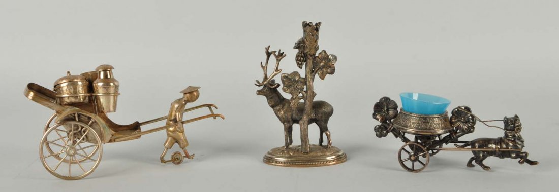 Lot Of 3: Non Napkin Ring Items. (1 of 1)