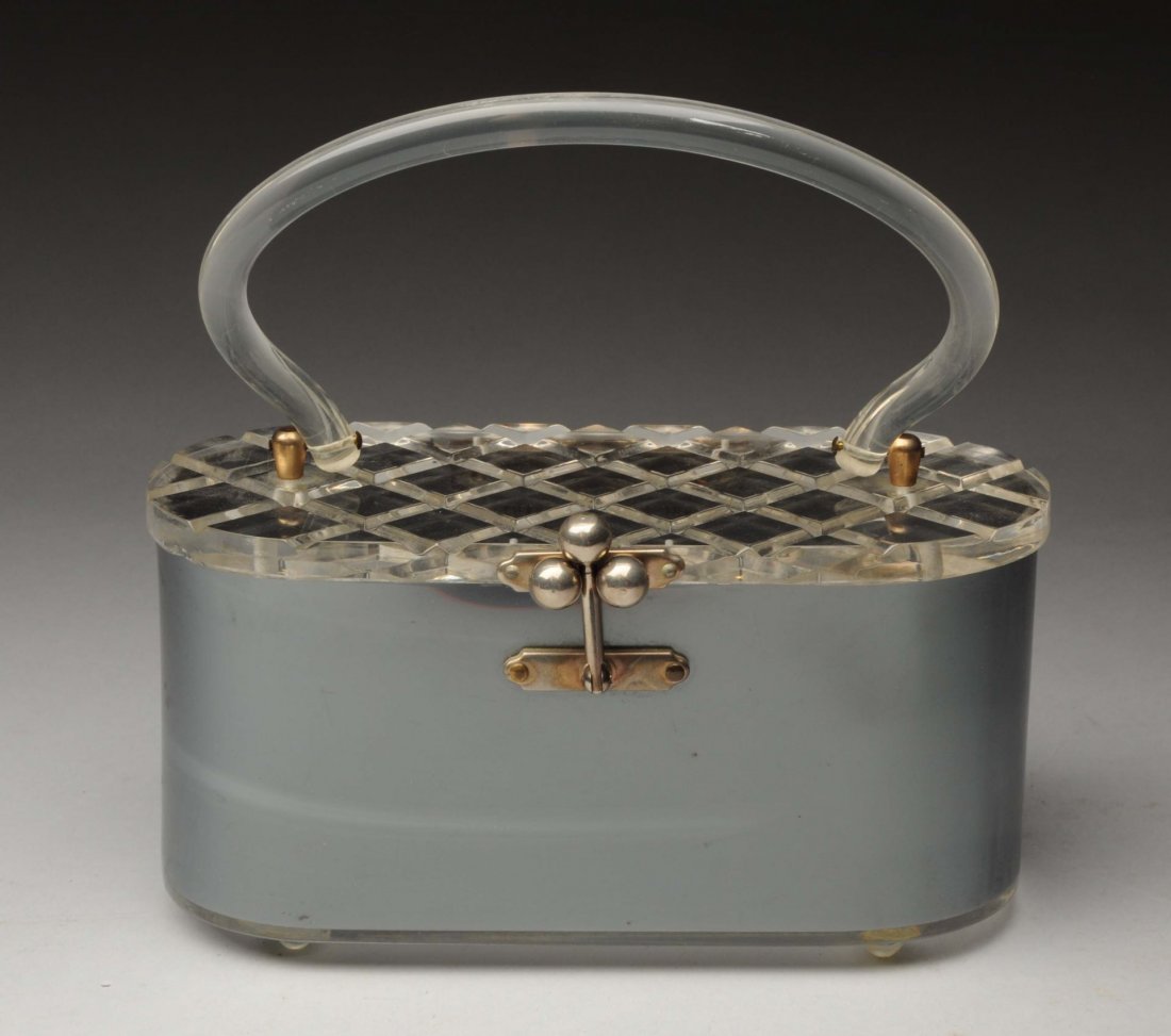 Charles Kahn Lucite Purse. (1 of 3)