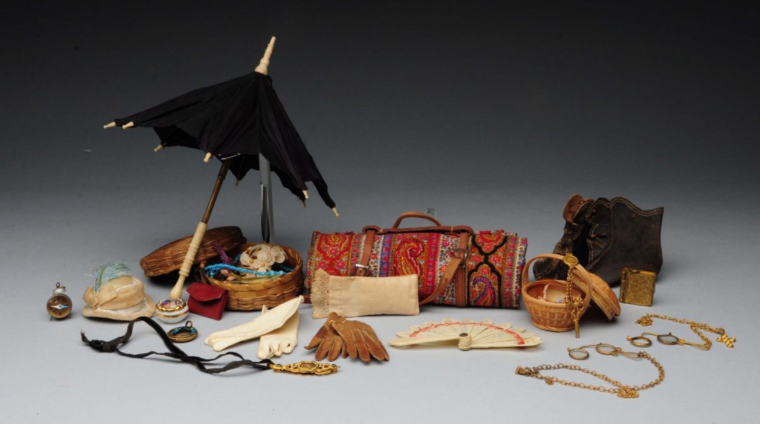 Lot of Antique Accessories. (1 of 3)