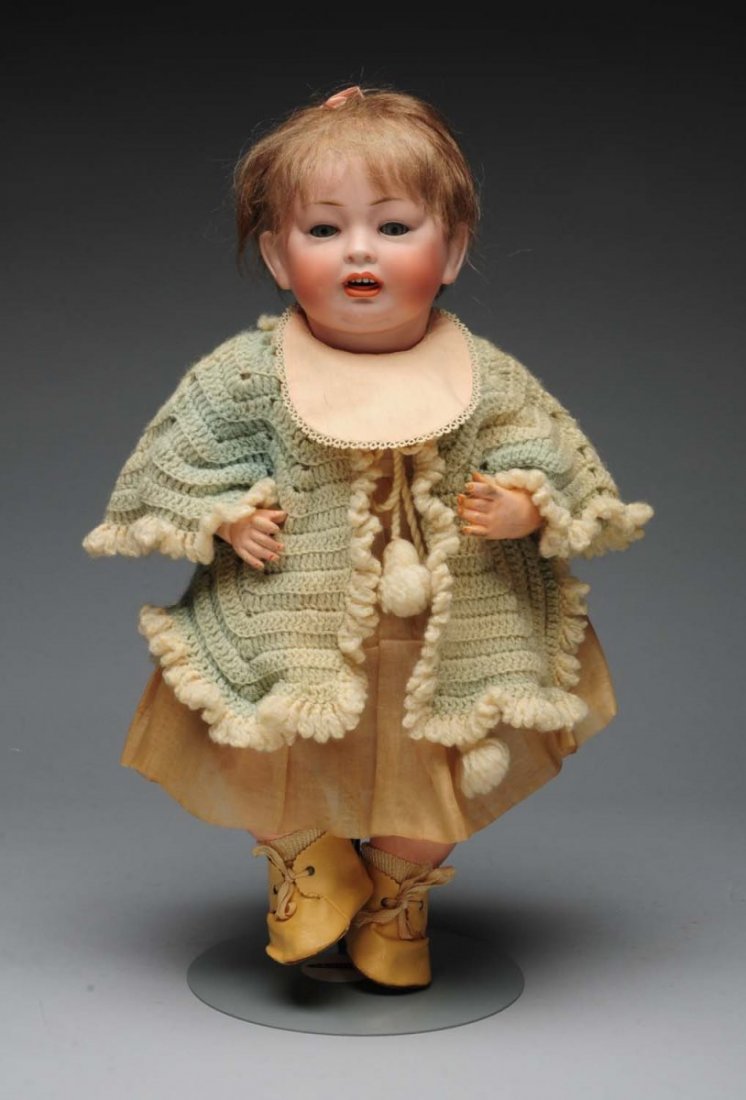 Smiling German Bisque Character Baby. (1 of 2)