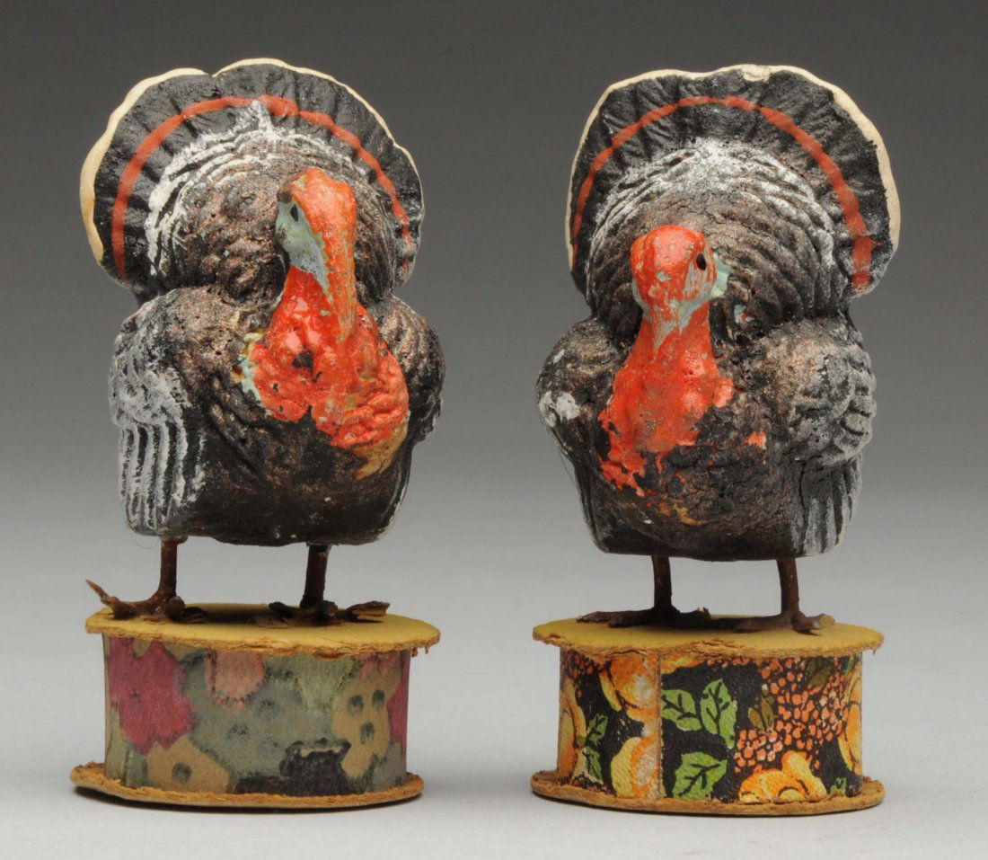 Pair of Turkey Candy Containers. (1 of 3)